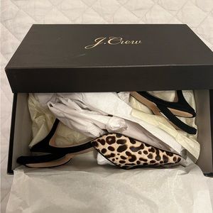 J.crew calf-hair pumps size 6